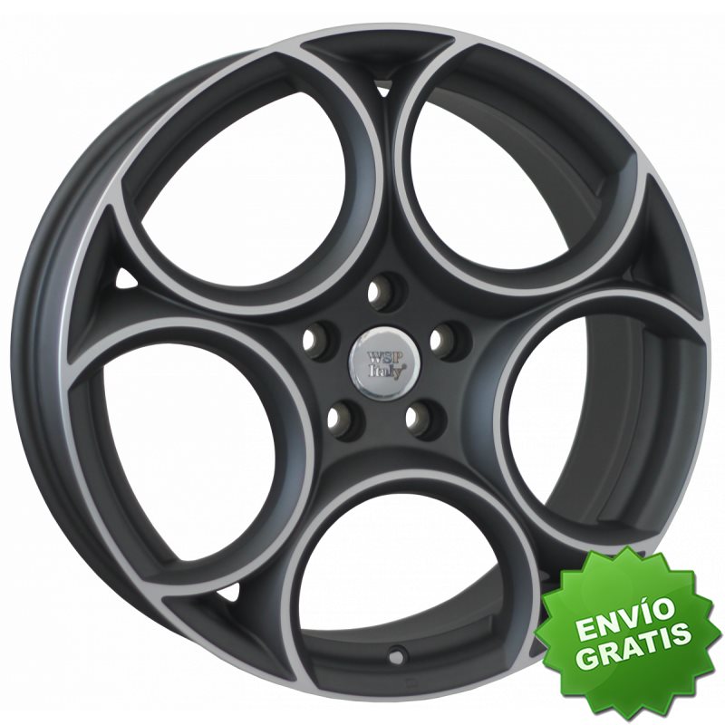 Llanta exclusiva Wsp Italy Alfa W260 5x110 Et340.000 Matt Gm Polished 