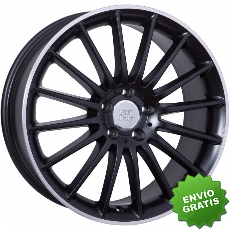 Llanta exclusiva Wsp Italy Mercedes W773 5x112 Et540.000 Dull Black R  Polished