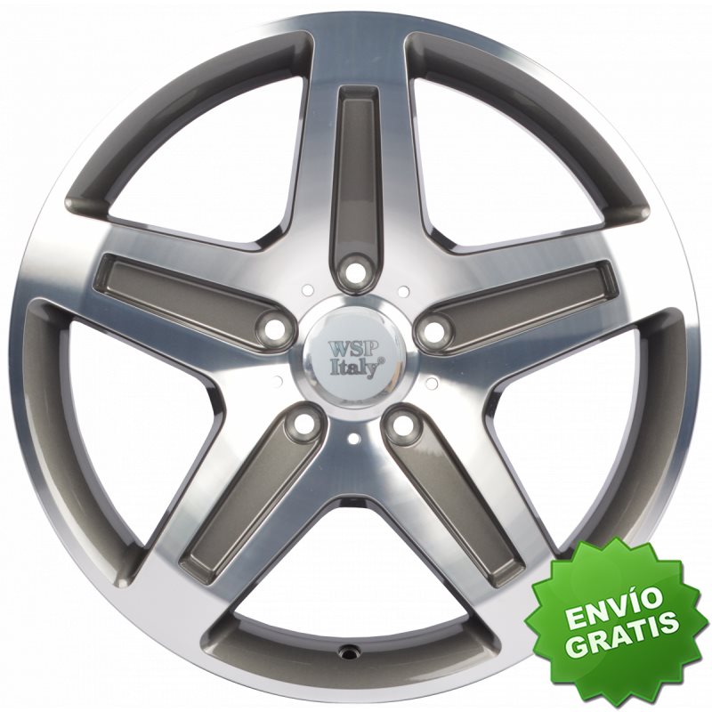 Llanta exclusiva Wsp Italy Mercedes W779 5x130 Et500.000 Anthracite Pol Ished