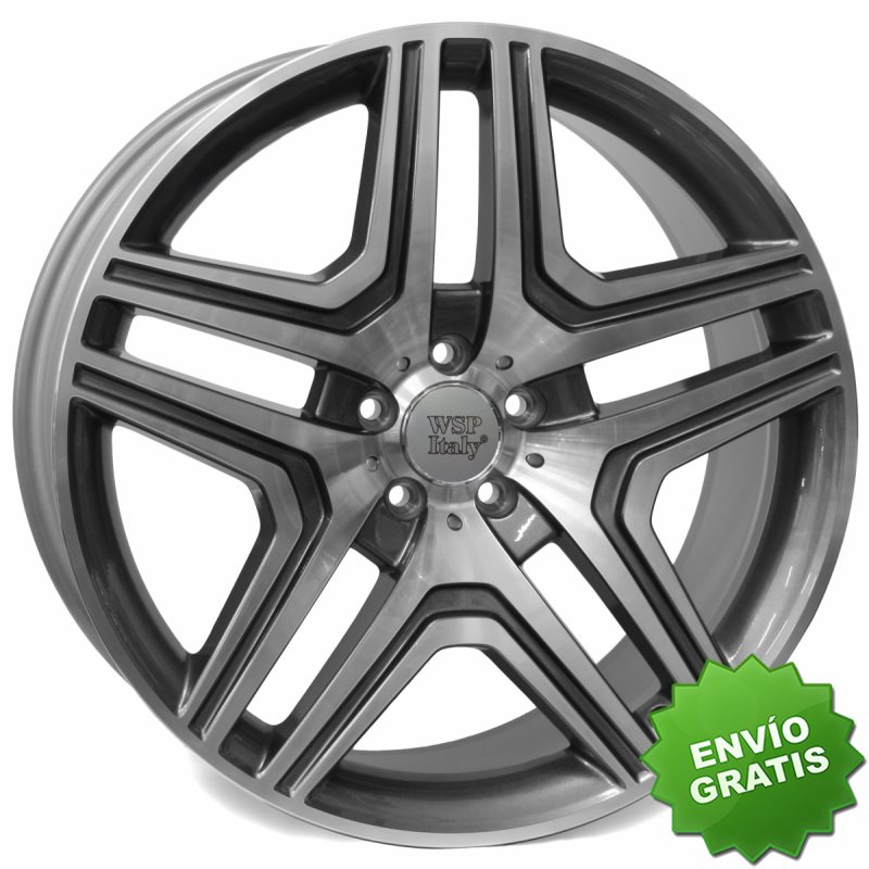 Llanta exclusiva Wsp Italy Mercedes W766 5x112 Et560.000 Anthracite Pol Ished
