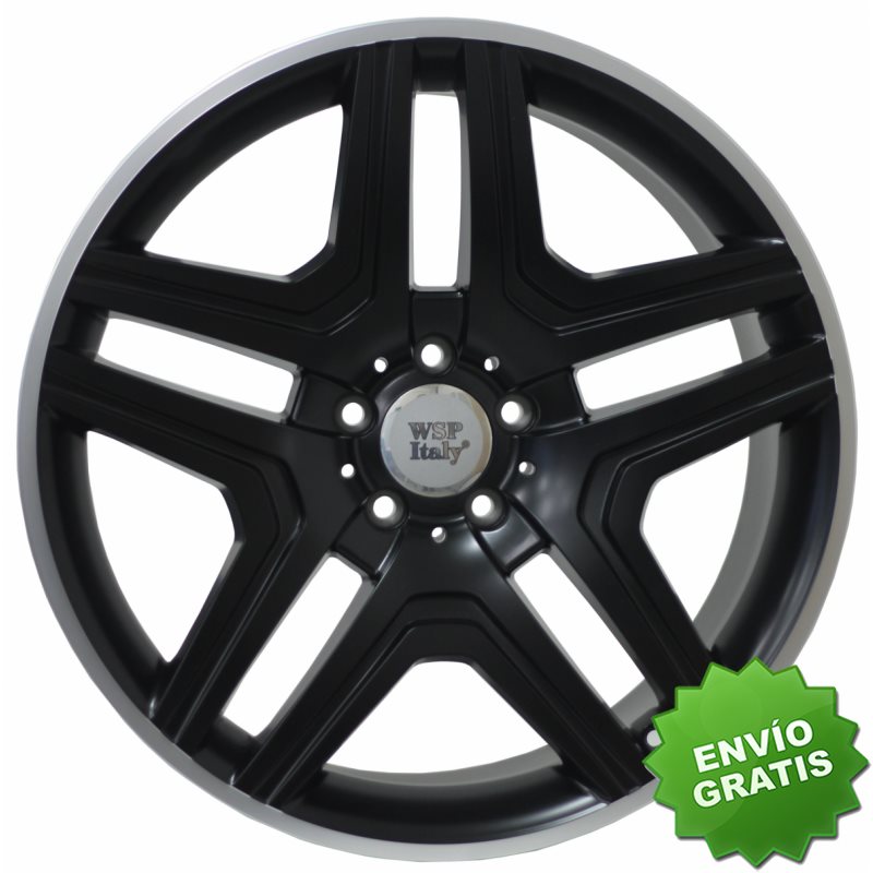 Llanta exclusiva Wsp Italy Mercedes W766 5x112 Et560.000 Dull Black R  Polished