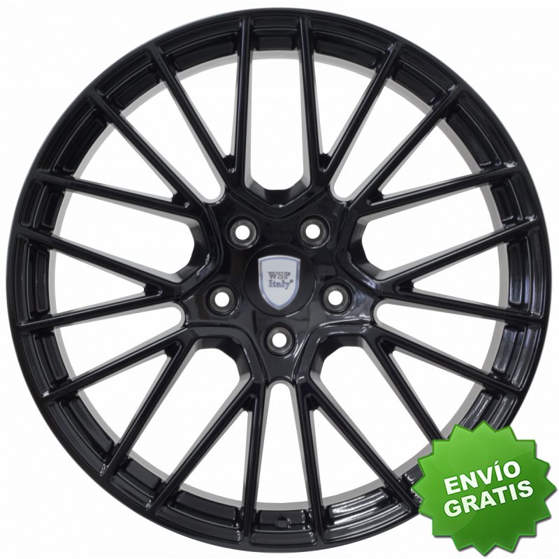 Llanta exclusiva Wsp Italy Porsche W1058 5x130 Et580.000 Glossy Black