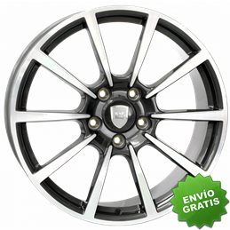 Llanta exclusiva Wsp Italy Porsche W1055 5x130 Et450.000 Anthracite Pol Ished