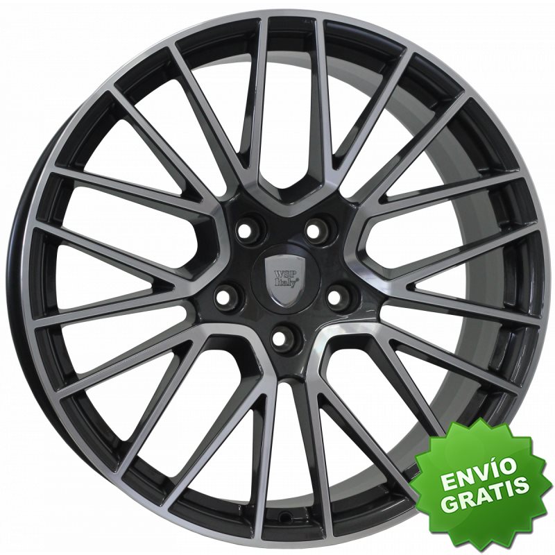 Llanta exclusiva Wsp Italy Porsche W1058 5x130 Et460.000 Anthracite Pol Ished
