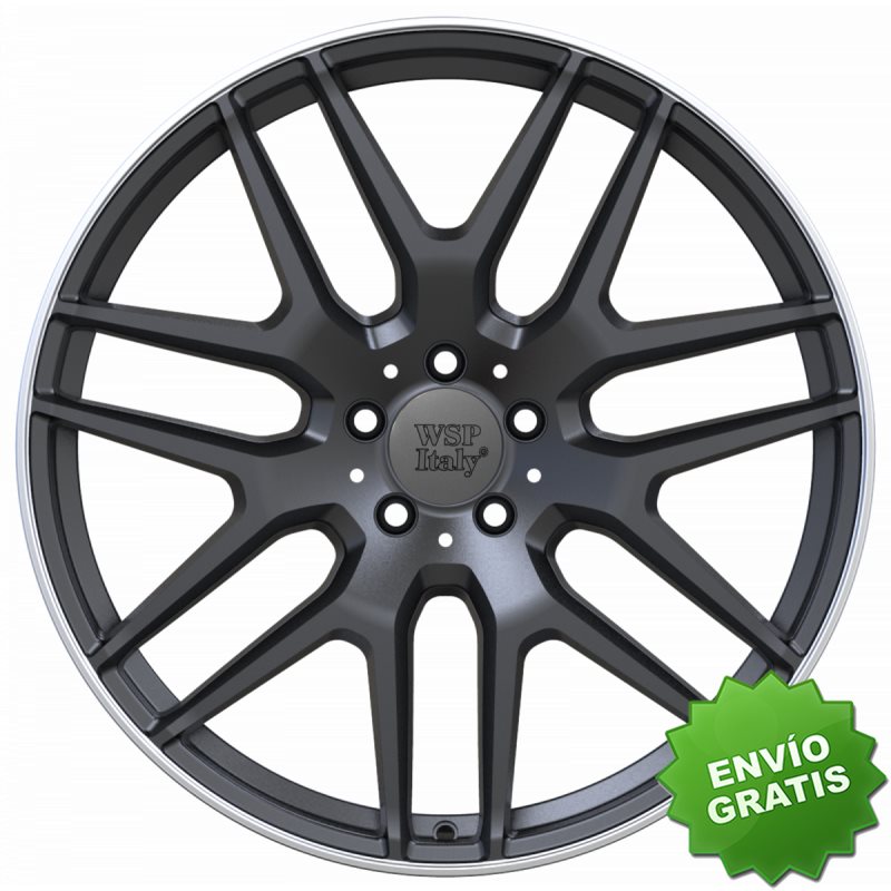 Llanta exclusiva Wsp Italy Mercedes W778 5x112 Et280.000 Dull Black R  Polished