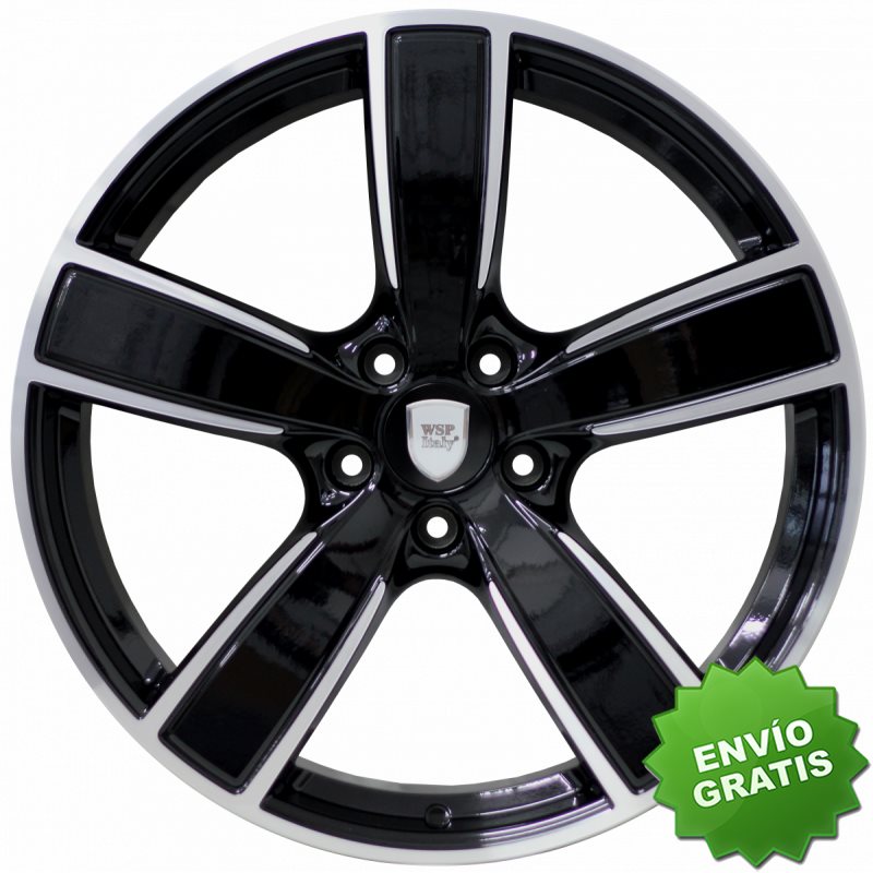 Llanta exclusiva Wsp Italy Porsche W1059 5x130 Et480.000 Glossy Black%2 0polished