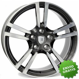 Llanta exclusiva Wsp Italy Porsche W1054 5x130 Et500.000 Anthracite Pol Ished