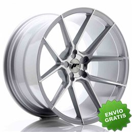 Llanta exclusiva Jr Wheels Jr30 20x11 Et20-30 5h Blank Silver Machine D Face