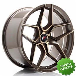 Llanta exclusiva Jr Wheels Jr34 20x10.5 Et20-35 5h Blank Platinum Bro Nze