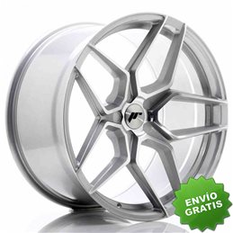 Llanta exclusiva Jr Wheels Jr34 20x10.5 Et20-35 5h Blank Silver Machi Ned Face