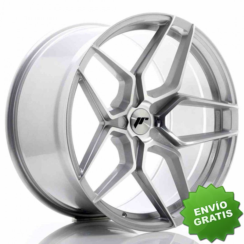 Llanta exclusiva Jr Wheels Jr34 20x10.5 Et20-35 5h Blank Silver Machi Ned Face
