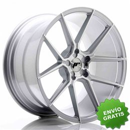 Llanta exclusiva Jr Wheels Jr30 20x11 Et30-50 5h Blank Silver Machine D Face