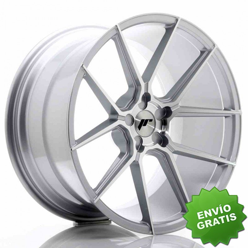 Llanta exclusiva Jr Wheels Jr30 20x11 Et30-50 5h Blank Silver Machine D Face