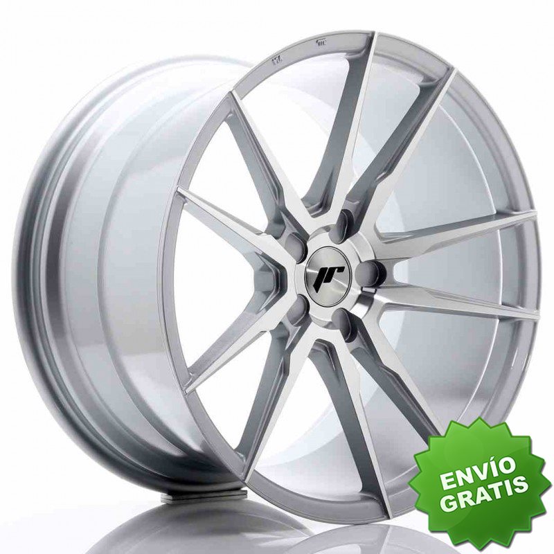 Llanta exclusiva Jr Wheels Jr21 20x11 Et30-50 5h Blank Silver Machine D Face