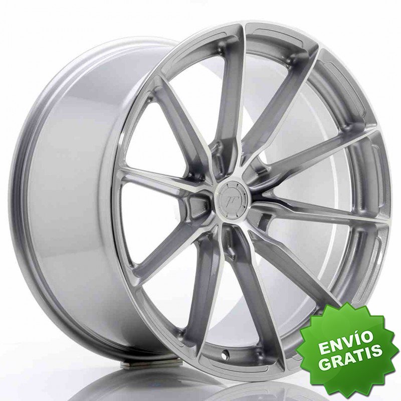 Llanta exclusiva Jr Wheels Jr37 20x10.5 Et20-40 5h Blank Silver Machi Ned Face
