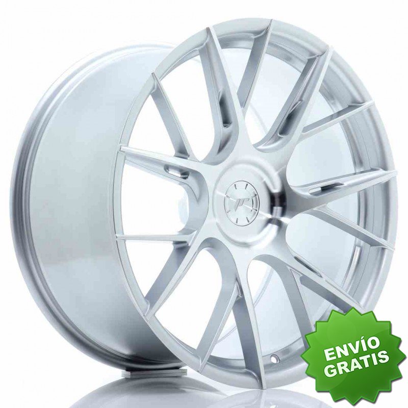 Llanta exclusiva Jr Wheels Jr42 20x10 Et20-42 5h Blank Silver Machine D Face