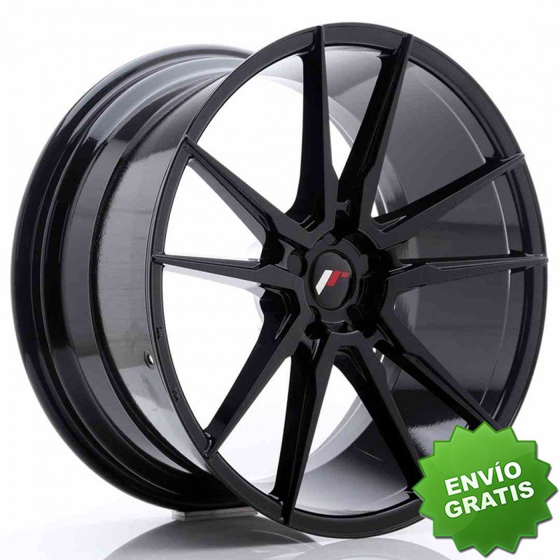 Llanta exclusiva Jr Wheels Jr21 21x10 Et15-48 5h Blank Glossy Black