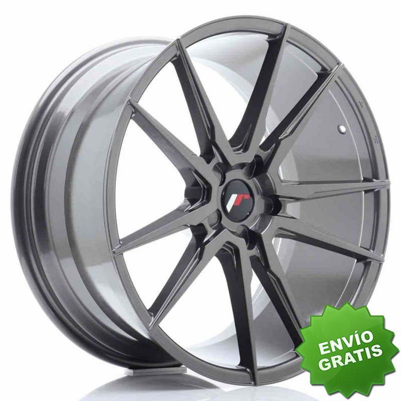 Llanta exclusiva Jr Wheels Jr21 21x10 Et15-48 5h Blank Hyper Gray