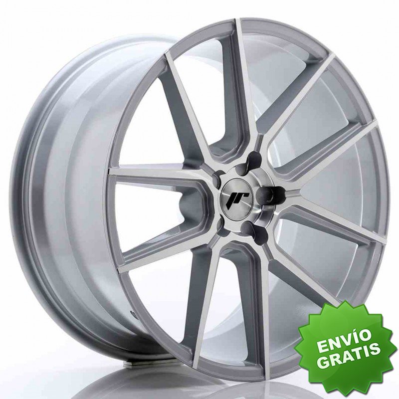 Llanta exclusiva Jr Wheels Jr30 21x10.5 Et15-45 5h Blank Silver Machi Ned Face