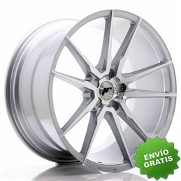 Llanta exclusiva Jr Wheels Jr21 21x11 Et15-55 5h Blank Silver Machine D Face