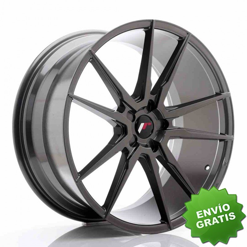 Llanta exclusiva Jr Wheels Jr21 22x10.5 Et15-52 5h Blank Hyper Gray