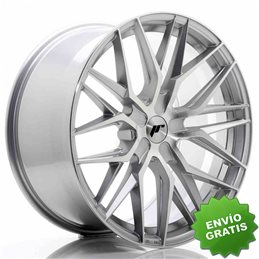 Llanta exclusiva Jr Wheels Jr28 21x10.5 Et15-55 5h Blank Silver Machi Ned Face