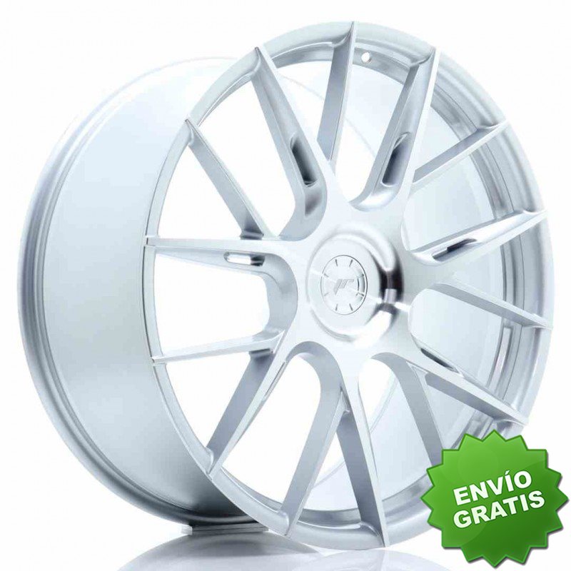 Llanta exclusiva Jr Wheels Jr42 22x9.5 Et20-48 5h Blank Silver Machin Ed Face