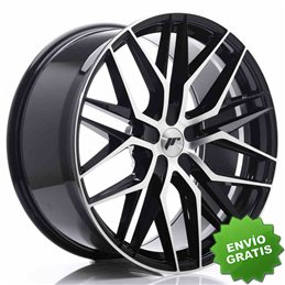 Llanta exclusiva Jr Wheels Jr28 22x10.5 Et15-50 5h Blank Gloss Black% 20machined Face