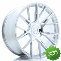 Llanta exclusiva Jr Wheels Jr42 22x11 Et20-46 5h Blank Silver Machine D Face