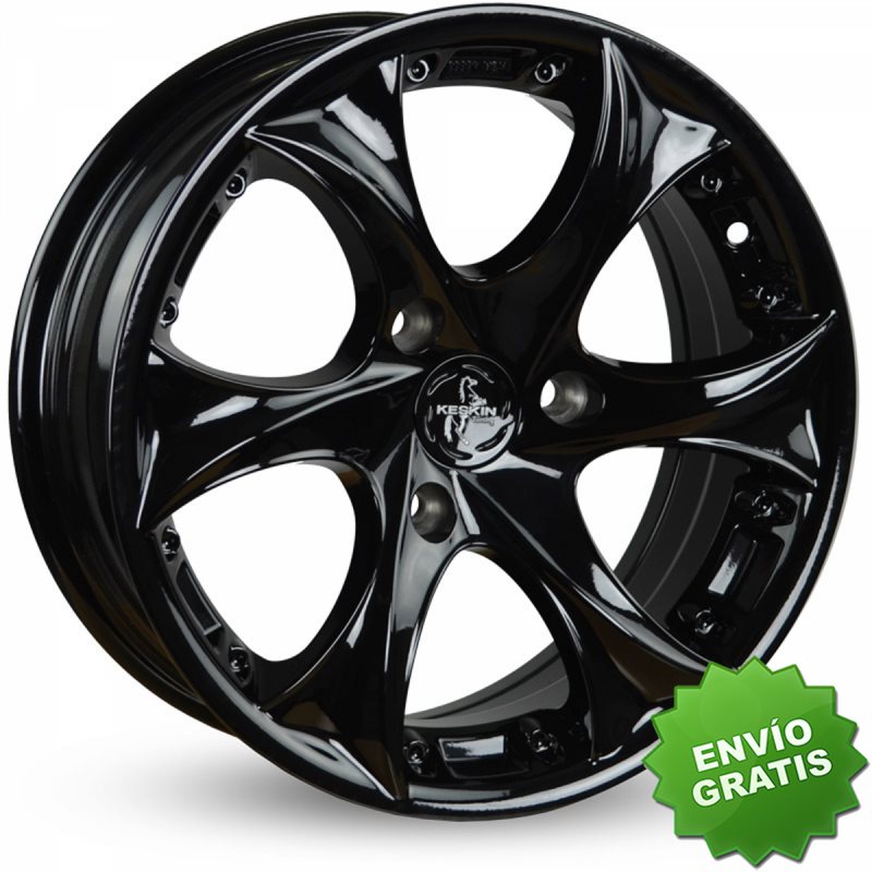 Llanta exclusiva Keskin Kt9 5jx15 3 112 Et20 57.1 Black Painted