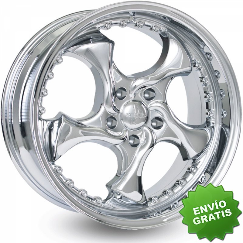 Llanta exclusiva Keskin Kt7 9jx17 4 100 Et30 63.4 Chrom