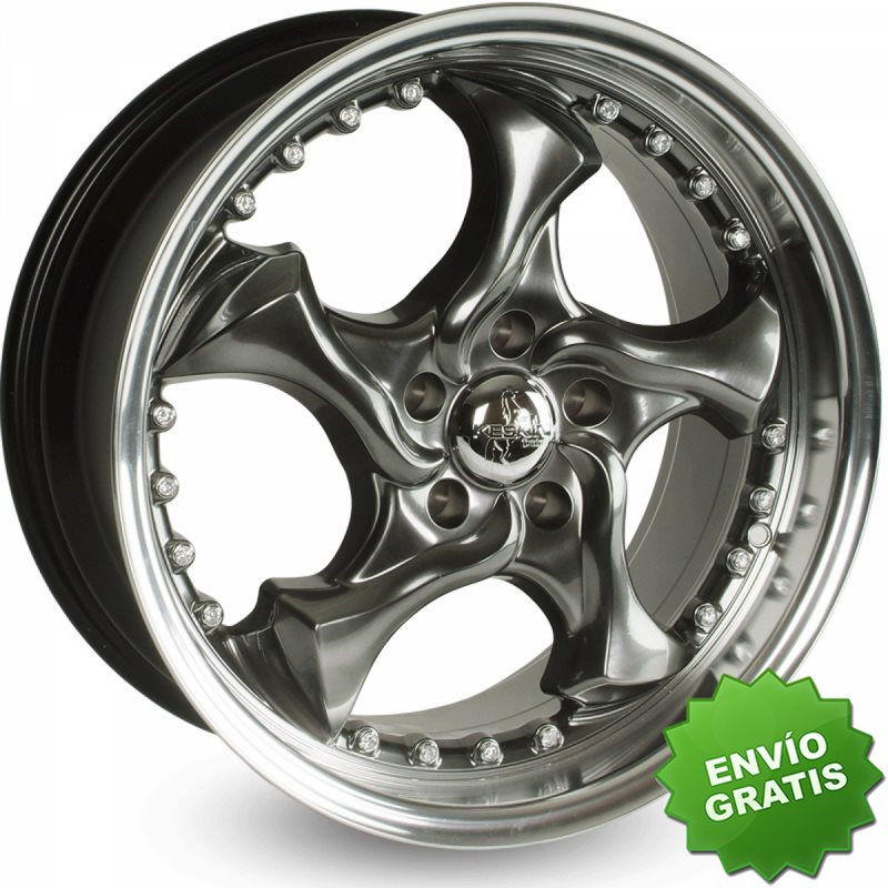 Llanta exclusiva Keskin Kt7 9.5jx18 5 112 Et25 72.6 Hyper-black