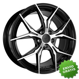Llanta exclusiva Keskin Kt19n 8.5jx19 5 108 Et45 72.6 Black Front Pol Ish
