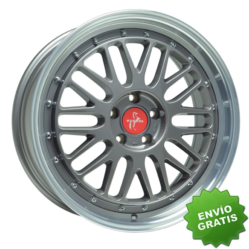 Llanta exclusiva Keskin Kt22 8.5jx20 5 112 Et45 72.6 Titan Grey Lip%2 0polish