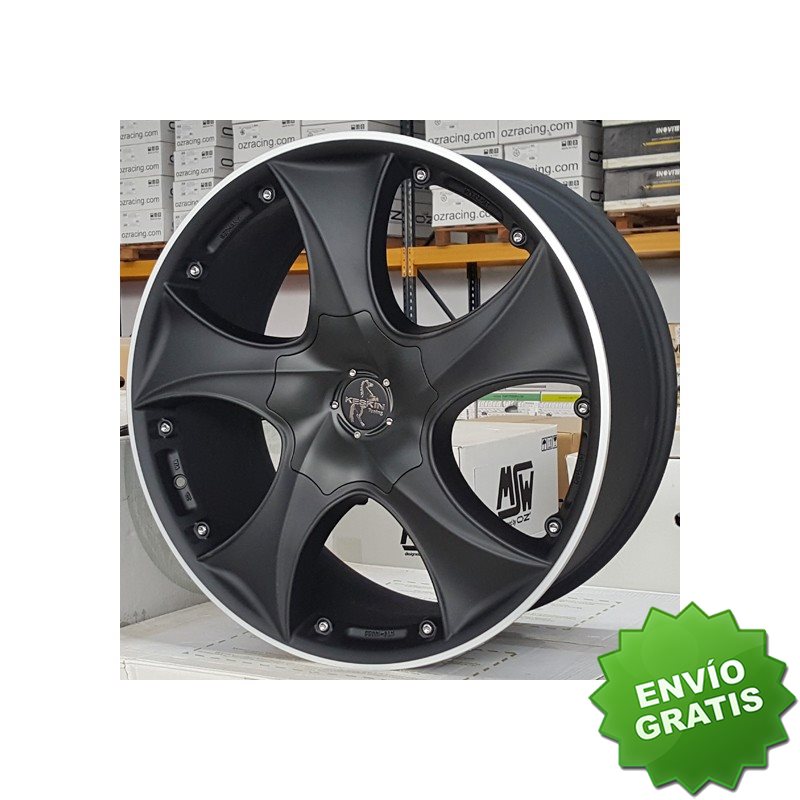 Llanta exclusiva Keskin Kt9 10x22 5x112 Et50 66.6 Black