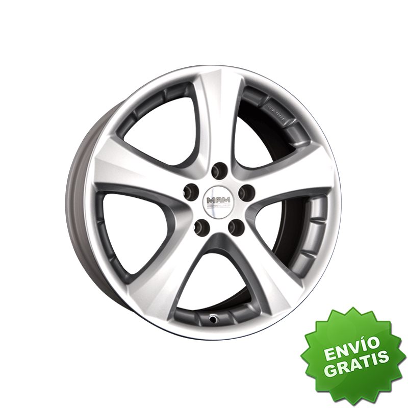 Llanta exclusiva Mam W1n 6.5x15 5x112 Et37 66.6 Silver Painted 