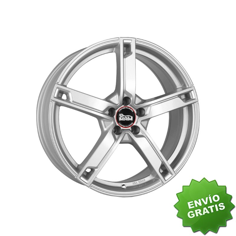 Llanta exclusiva Mam W4 6.5x16 5x105 Et38 56.6 Silver