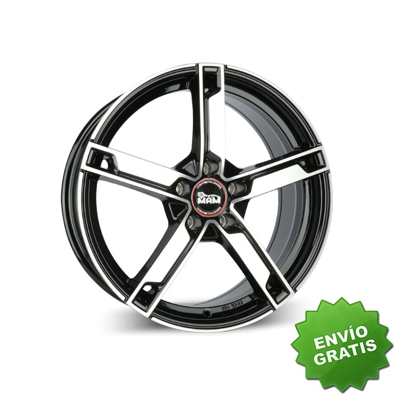 Llanta exclusiva Mam W4 7.5x18 5x114.3 Et45 72.6 Black Front%2 0polish