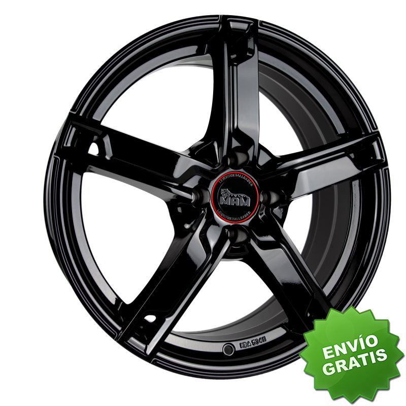 Llanta exclusiva Mam Mamw4 6.5jx16 4 100 Et35 63.4 Black Painted