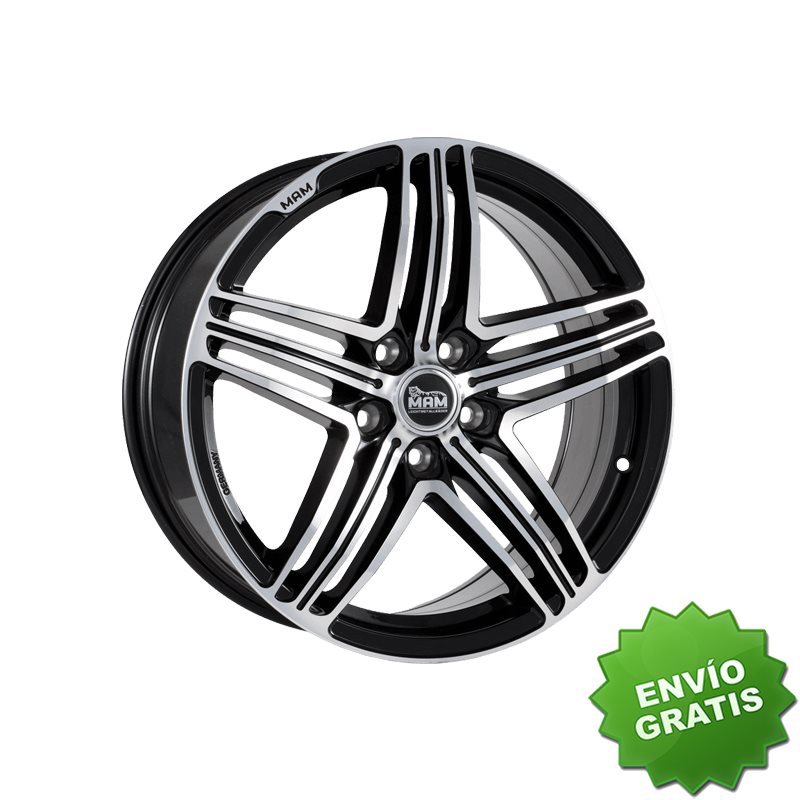 Llanta exclusiva Mam 11n 8.5x19 5x120 Et35 72.6 Black Front  Polish