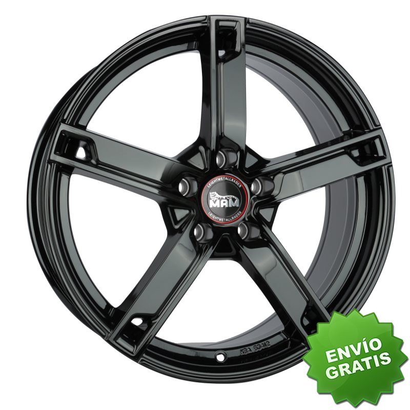 Llanta exclusiva Mam Mamw4 7.0jx17 5 112 Et38 66.6 Black Painted