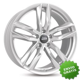Llanta exclusiva Mam Rs3 7.5jx17 5 114.3 Et45 72.6 Silver Painted