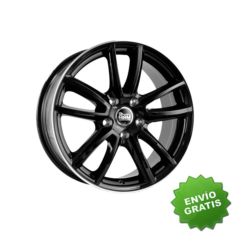 Llanta exclusiva Mam S1 8.5x19 5x114.3 Et30 72.6 Black Lip P Olish
