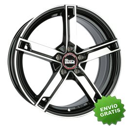 Llanta exclusiva Mam Mamw4 7.5jx18 5 114.3 Et45 72.6 Black Front Poli Sh