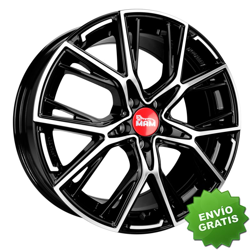 Llanta exclusiva Mam Mamb4 8.5jx19 5 112 Et30 72.6 Black Front Polish 