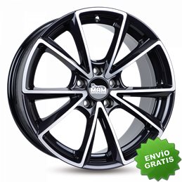 Llanta exclusiva Mam Mama5 8.5jx20 5 112 Et45 66.6 Black Front Polish 