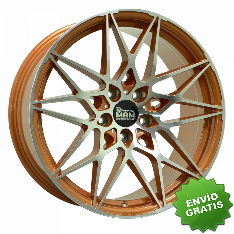 Llanta exclusiva Mam Mamb2 8.5jx20 5 112 Et30 72.6 Acid Orange Front% 20p