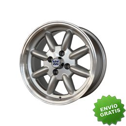Llanta exclusiva Minilite Stilo 7x15 4x100 Et5 63.4 Silver