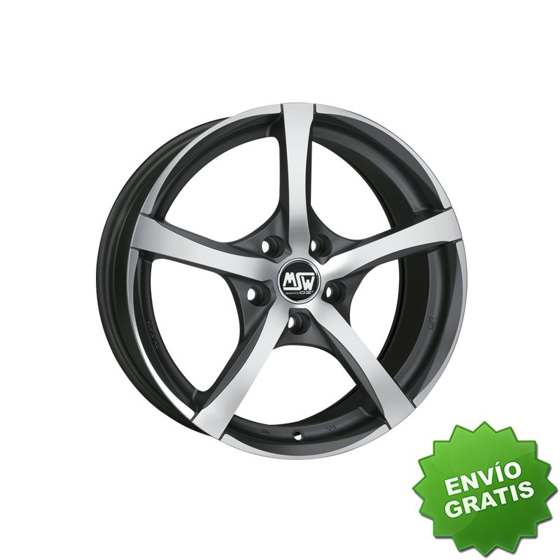 Llanta exclusiva Msw 23 8x18 5x120 Et29 72.6 Gun Met