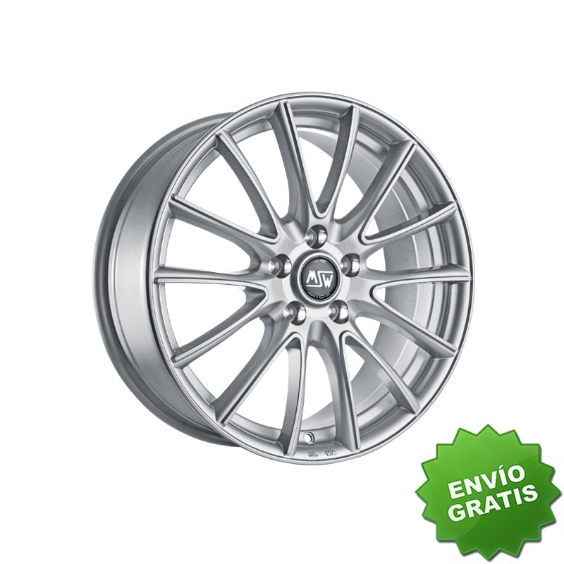 Llanta exclusiva Msw 86 7.5x17 5x120 Et29 72.6 Silver